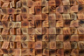 Lán obilí - 3D obraz ze dřeva - 3