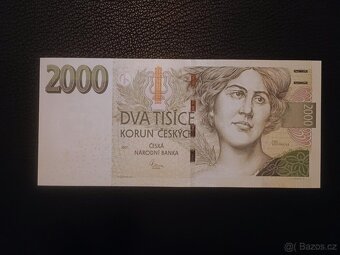 Bankovka 2000 Kč, série G09 - 3