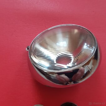 JAWA 125-250-350-500 OHC PŮLBUBEN přední světlo - 3