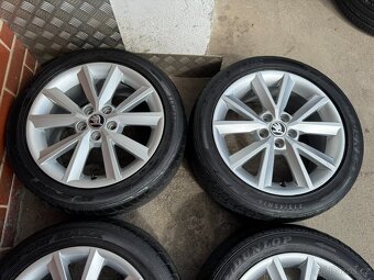 Alu 16" 5x100, škoda ANTIA letní 70% F3 Rapid TOP - 3