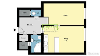 Pronájem bytu 2+kk 51 m2, Strašnice - 3