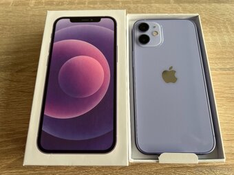 Iphone 12 mini 128gb Black, Blue(fialový) - 3