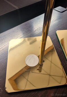 zlatý stojan na saxofon -výškově nastavitelný - 3