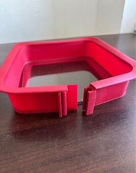 Silikonová dortová forma čtvercová, 24x24 cm - 3