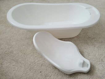 Dětská vanička Bébé set se stojanem a novorozeneckou vložkou - 3