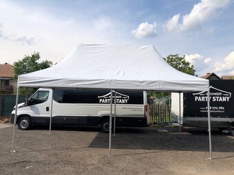 Nůžkový stan 3x6m PVC, vysoká střecha - 3