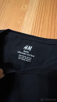 Černé bavlněné tričko vel. 110/116 - 3