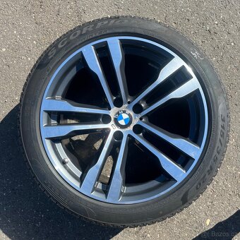 Sada kol 20” original BMW X6 X5 ///M + 99% pneu Pirelli - 3