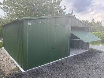 Plechová garáž 6x5m - 3