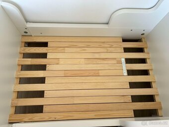 Dětská rostoucí postýlka IKEA BUSUNGE včetně matrace a prisl - 3