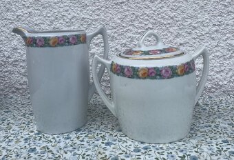 Stará konvička a cukřenka - Karlovarský porcelán - 3