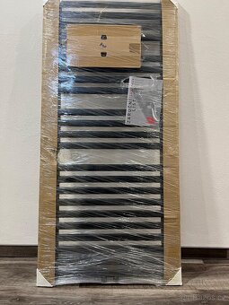 Černý matný radiátor 126×60 cm – nový - 3
