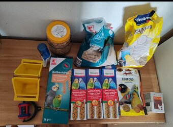 Velká a mále klec pro malé papoušky + příslušenství - 3