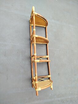 Ratanový rohový regál - 3