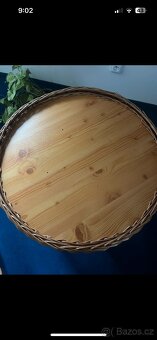 Houpací křeslo,stolek ,police - 3