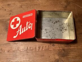 Retro plechová krabice autolékárničky - 3