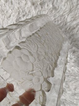 Skleněný broušený tác - 3