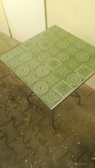 Zahradní stolek s keramickou deskou - 3