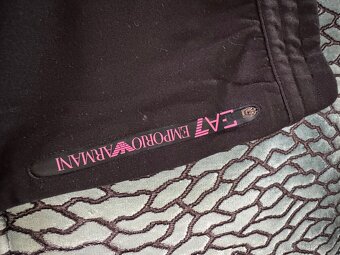 Tepláky ARMANI - černé/růžové detaily XL dámské - 3
