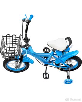 Dětské kolo 12palcové kolo Bike pro děti Dívky Chlapci Modrá - 3
