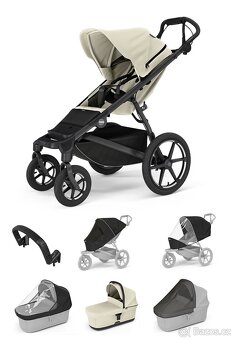 Kočárek Thule Urban Glide 4 Soft Beige 7 in 1 béžová korba - 3