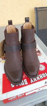 Prodám Nove Westernové boty JOHNNY BULLS 37vel - 3