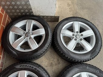 Alu 16" 5x112, orig. VW Corvara + zimní 90% G7 - 3