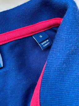 Tmavě modré Gant polo tričko s růžovými prvky - S - 3