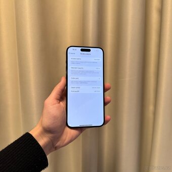 APPLE IPHONE 15 PRO MAX 1TB - MODRÝ TITAN, 100% BATERIE - 3