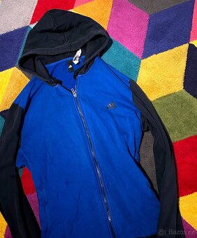 ADIDAS BAVLNĚNĚNÁ PÁNSKÁ MIKINA L(L-XL) - 3