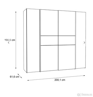 Šatní skříň KALIXTUS - 3