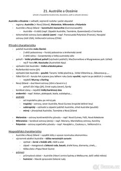 Maturitní otázky z geografie/ zeměpisu (ústní zkouška) - 3