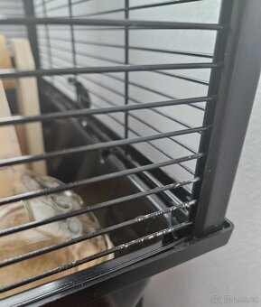 Klec pro hlodavce černá 780x480x360 - 3