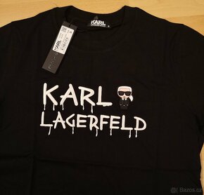 Pánske tričko  Karl Lagerfeld - čierne - 3