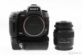 Zrcadlovka Sony a550 + 18-55mm + příslušenství - 3