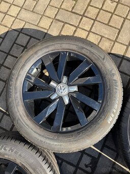 ORIGINÁL Alu Volkswagen ARAGON R16, 5x112 - TOP STAV, LETNÍ - 3