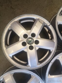 Alu kola 5x100 r15 Škoda - 3