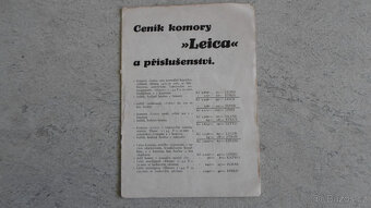 ♦️ LEICA  -  CENNÍKY ♦️ - 3