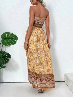 Shein květované viskózové maxi šaty - NOVÉ - 3