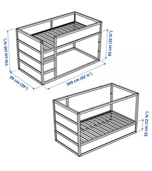 Ikea Kura domečková postel - 3