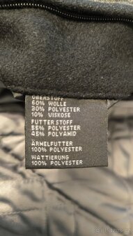 Pánský zimní vlněný kabát velikost M - 3