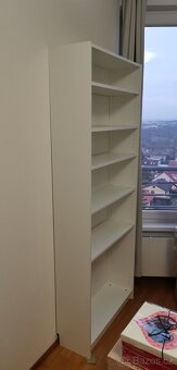 Moderní bílá knihovna/regál 202 × 80 × 28 cm – perfektní sta - 3