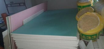 Sádrokartonové desky bila,červená,zelená - 3