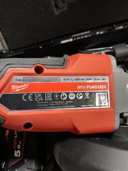 Milwaukee-Aku úhlová bruska sada - 3