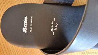 N.O.V.É. kožené žabky Baťa vel.: 36 - 3