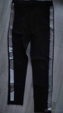 Džíny dívčí modré a černé H&M 152 - 3