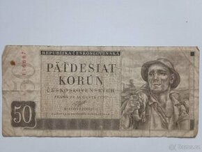 Prodám 5ks starých bankovek 1912 – 1950 - 3