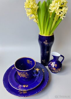 Porcelánový čajový sady Echt Kobalt Vohenstrauss Seltmann - 3