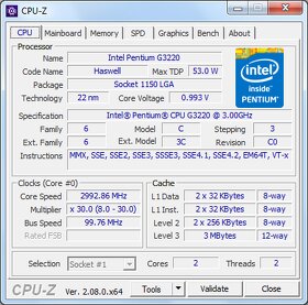 Intel Pentium G3220 3.00 GHz (socket 1150) - 3