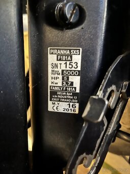 Lodní motor Selva Piranha 5xs dlouhá noha - 3